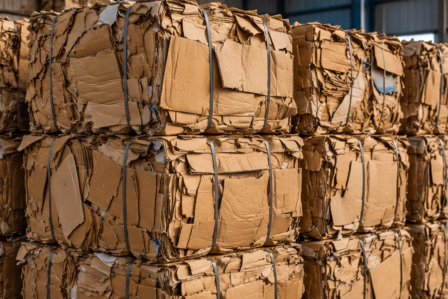 Imagem ilustrativa de Papelão para reciclagem
